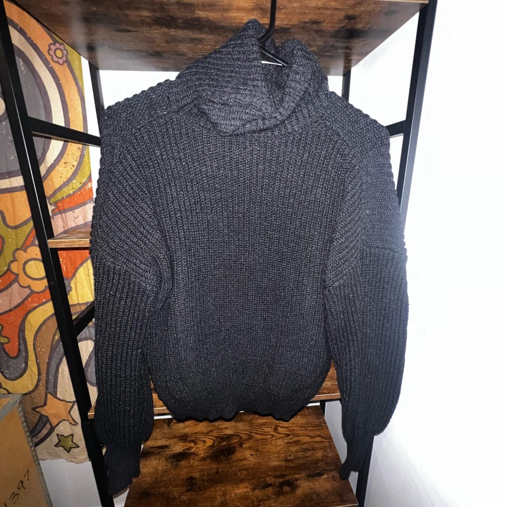 Black turtleneck